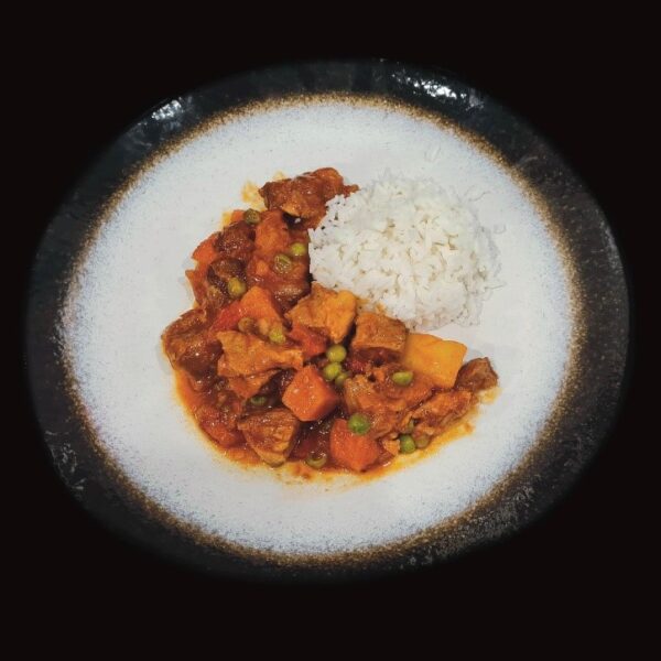 Braised Pork in Smoked Paprika and Tomato with Jasmine Rice - Image 2