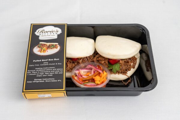 BBQ Pulled Beef Bao Buns with Pickled Vegetables (2pcs/pack)